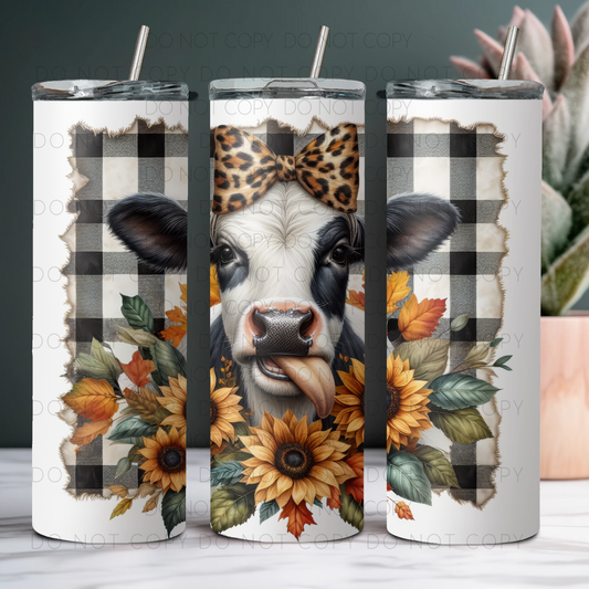 Fall Cow 20oz Tumbler