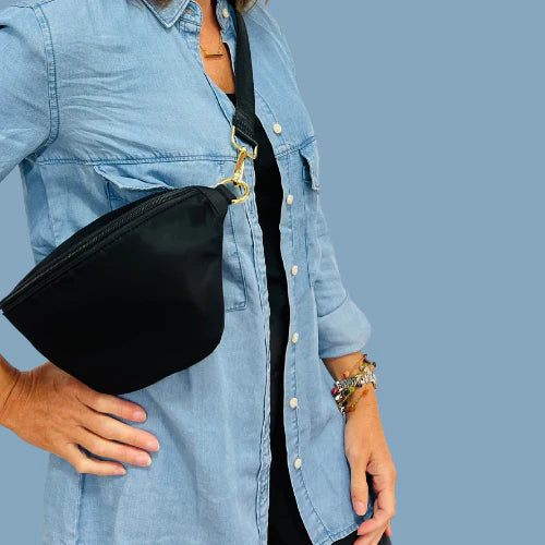 THOMAS & LEE NYLON CROSSBODY