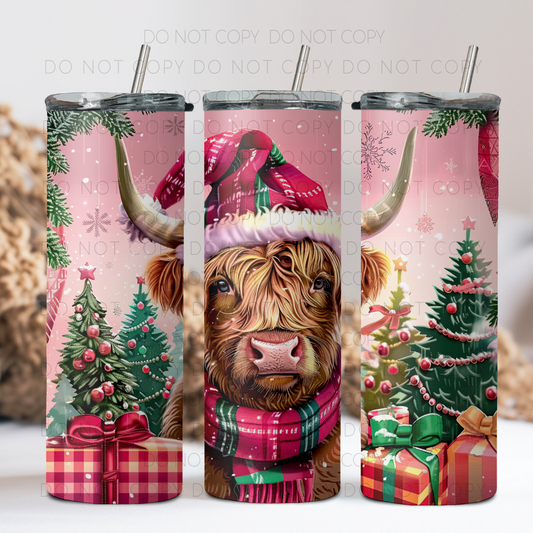 Christmas Cow 20oz Tumbler