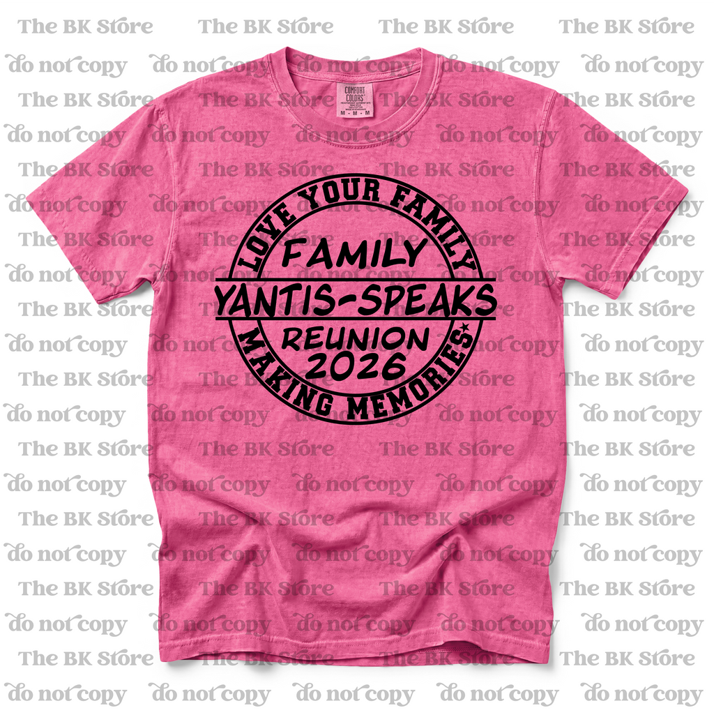 YANTIS-SPEAKS FAMILY REUNION