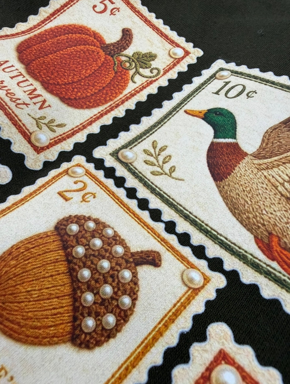 FALL VINTAGE POSTAGE SWEATSHIRT