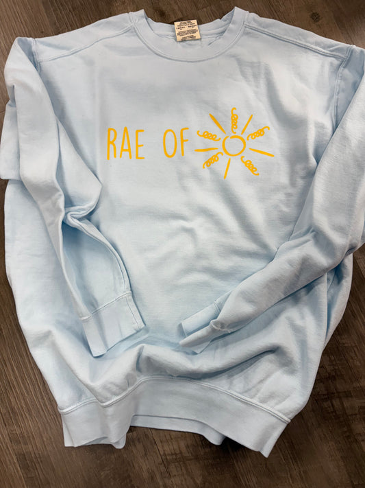 RAE OF SUNSHINE LIGHT BLUE Sweatshirt