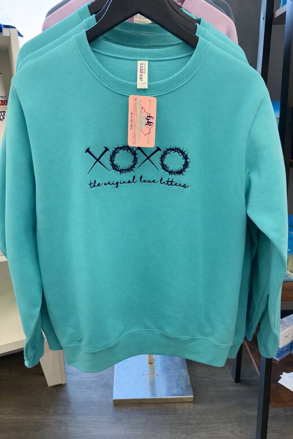 Original Love Letters-Crewneck Embroidered