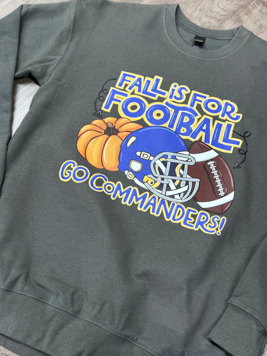 FALL FOOTBALL CREWNECK