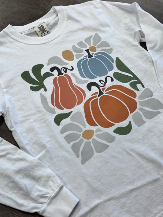 PUMPKIN COLLAGE WHITE