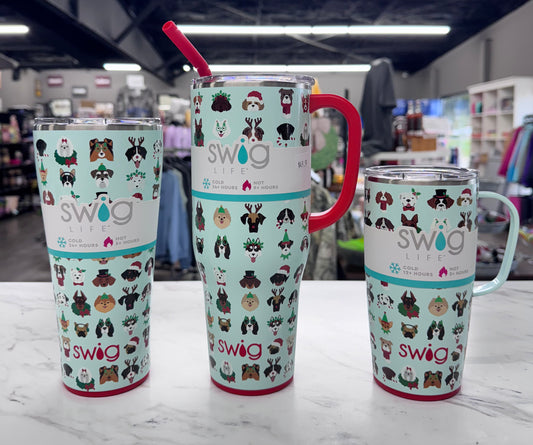 CHRISTMAS SWIG HOWLIDAYS PRINT