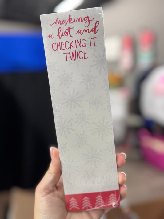 CHRISTMAS NOTE PAD