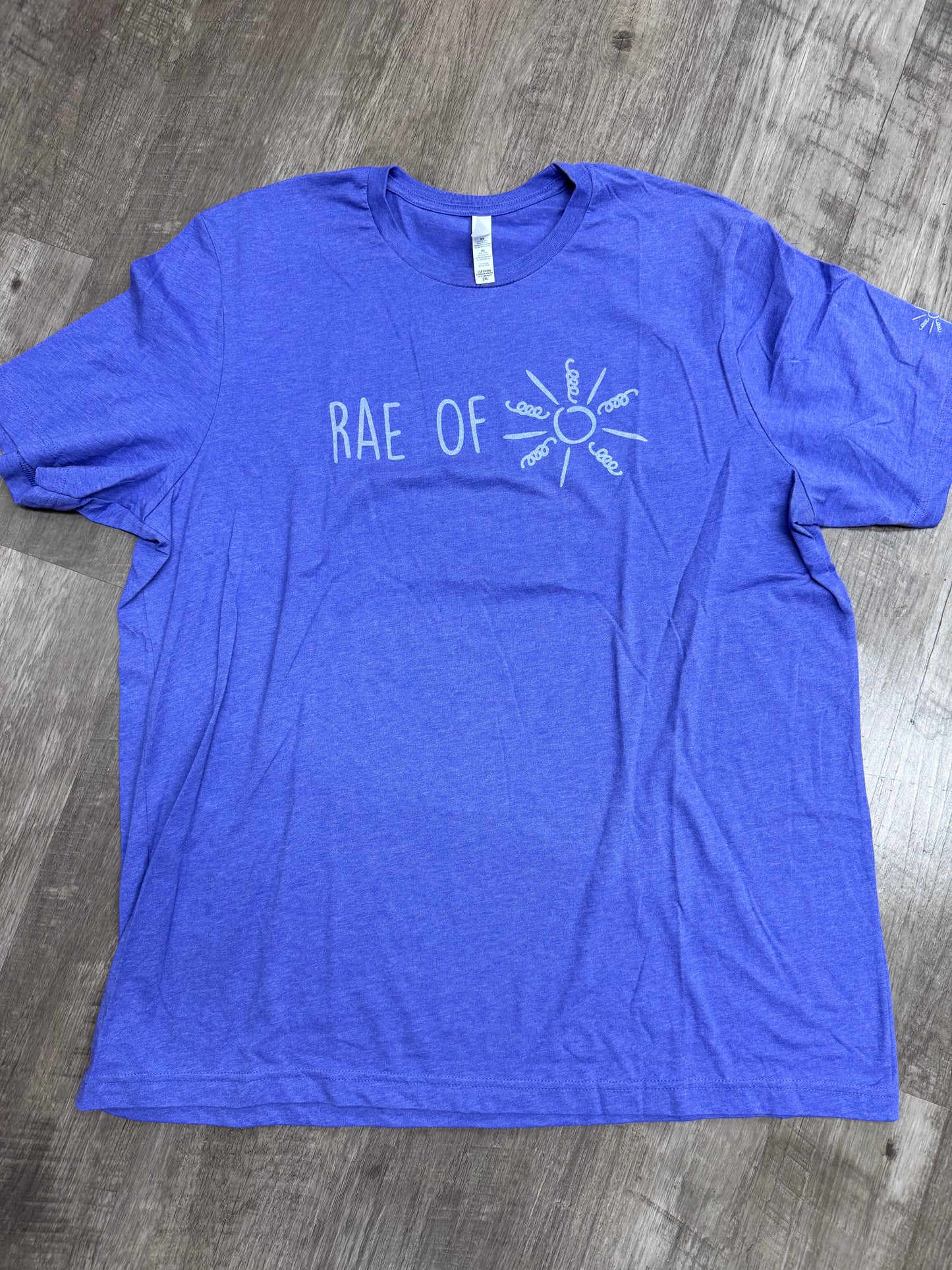 RAE OF SUNSHINE HEATHER LAPIS SHORT SLEEVE
