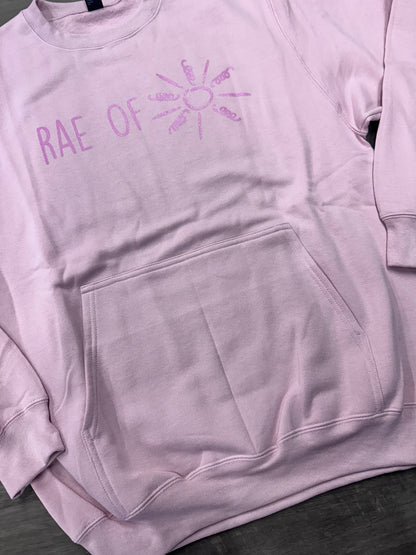 RAE OF SUNSHINE POCKET CREWNECK SWEATSHIRT