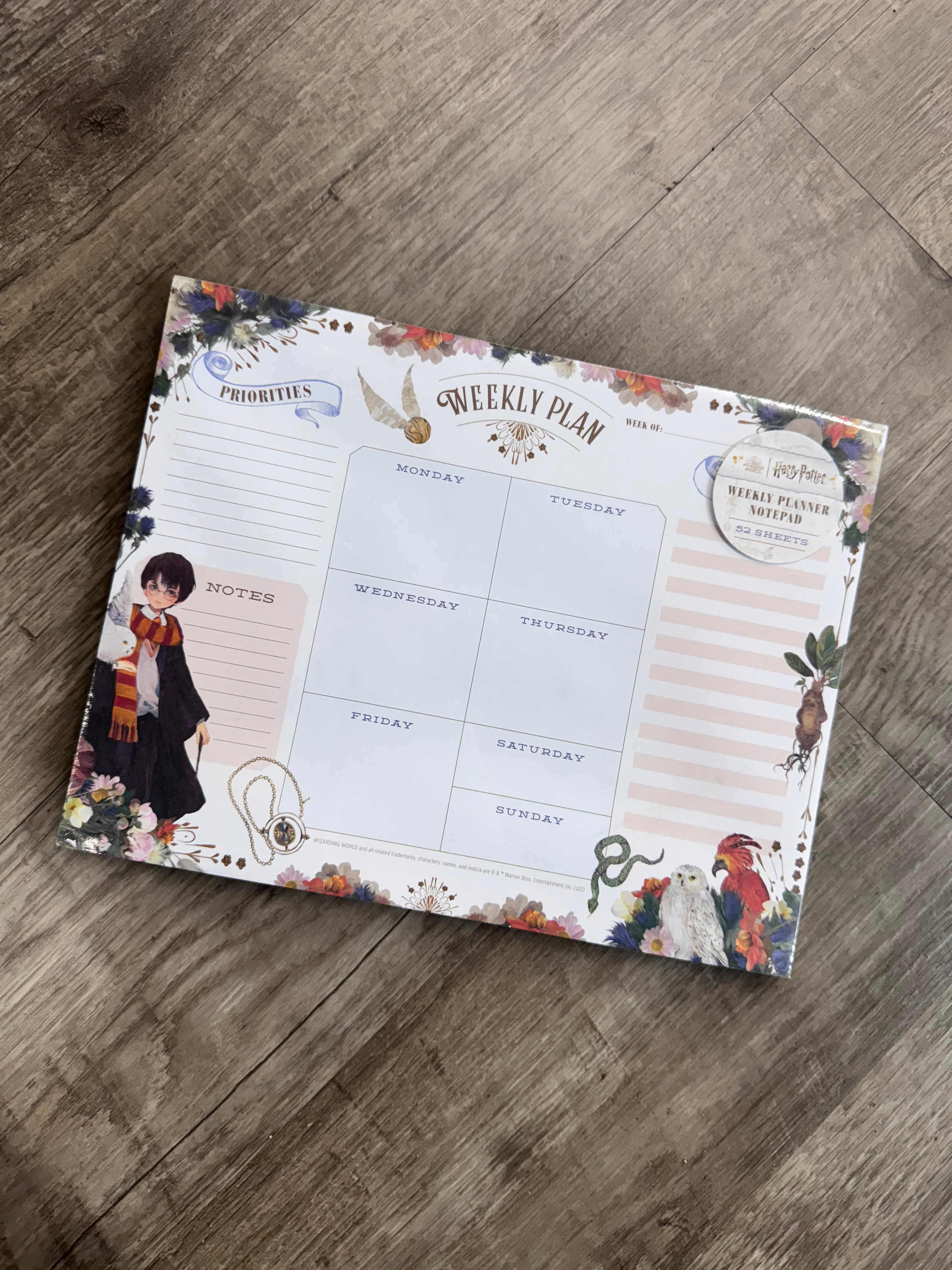 HARRY POTTER FLORAL PLANNER