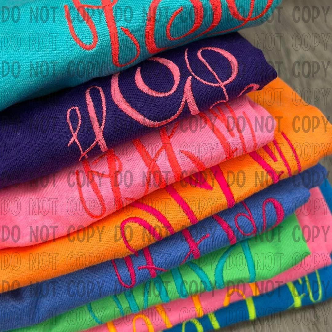 MYSTERY MONOGRAM TEE