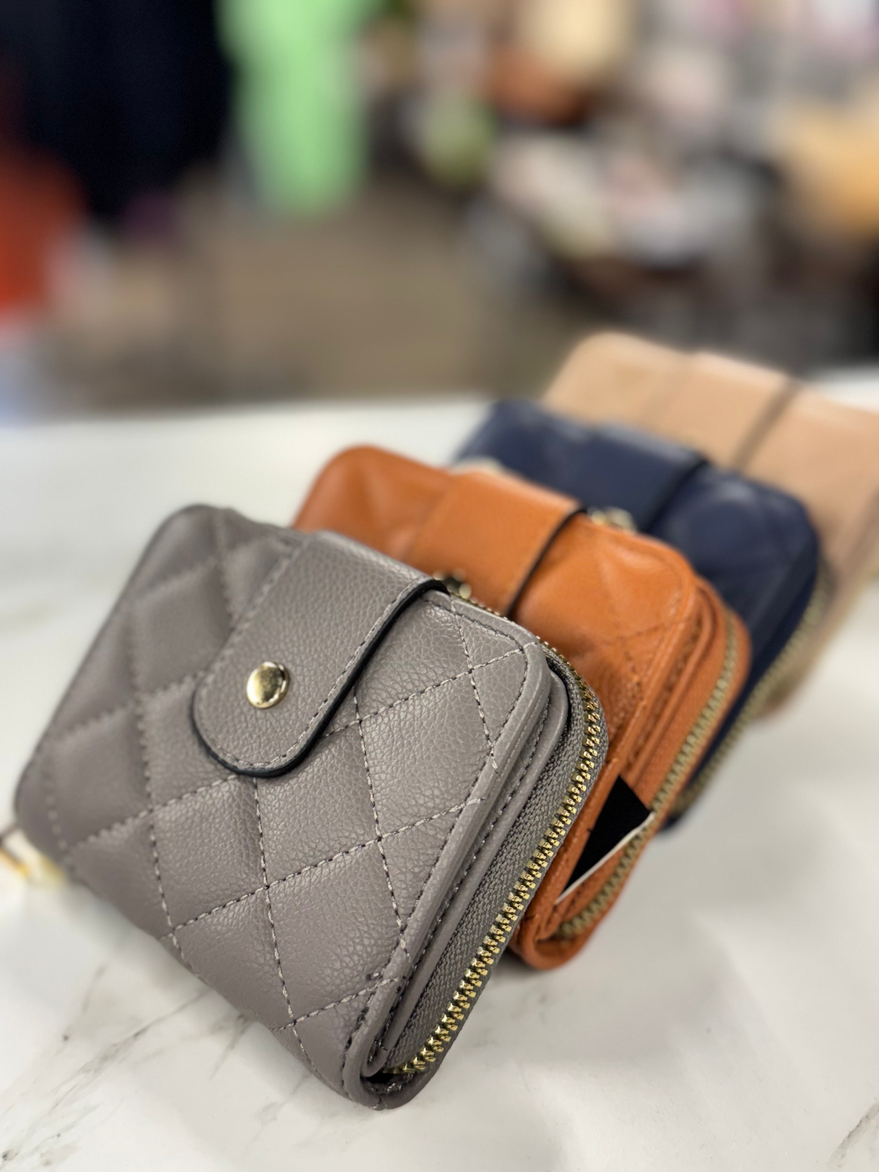 QUILTED LEATHER WALLET