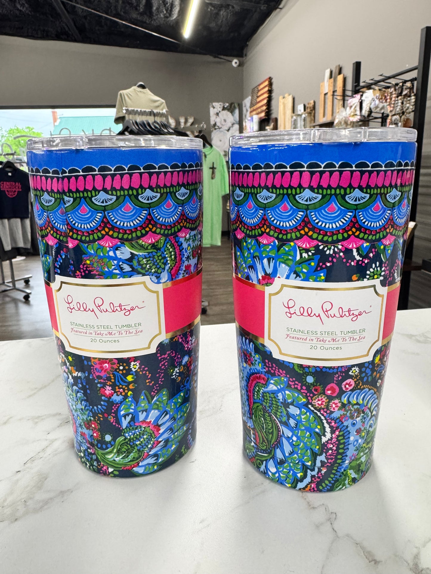 LILLY PULITZER STAINLESS TUMBLER