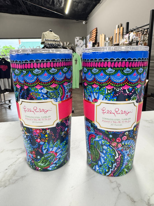 LILLY PULITZER STAINLESS TUMBLER