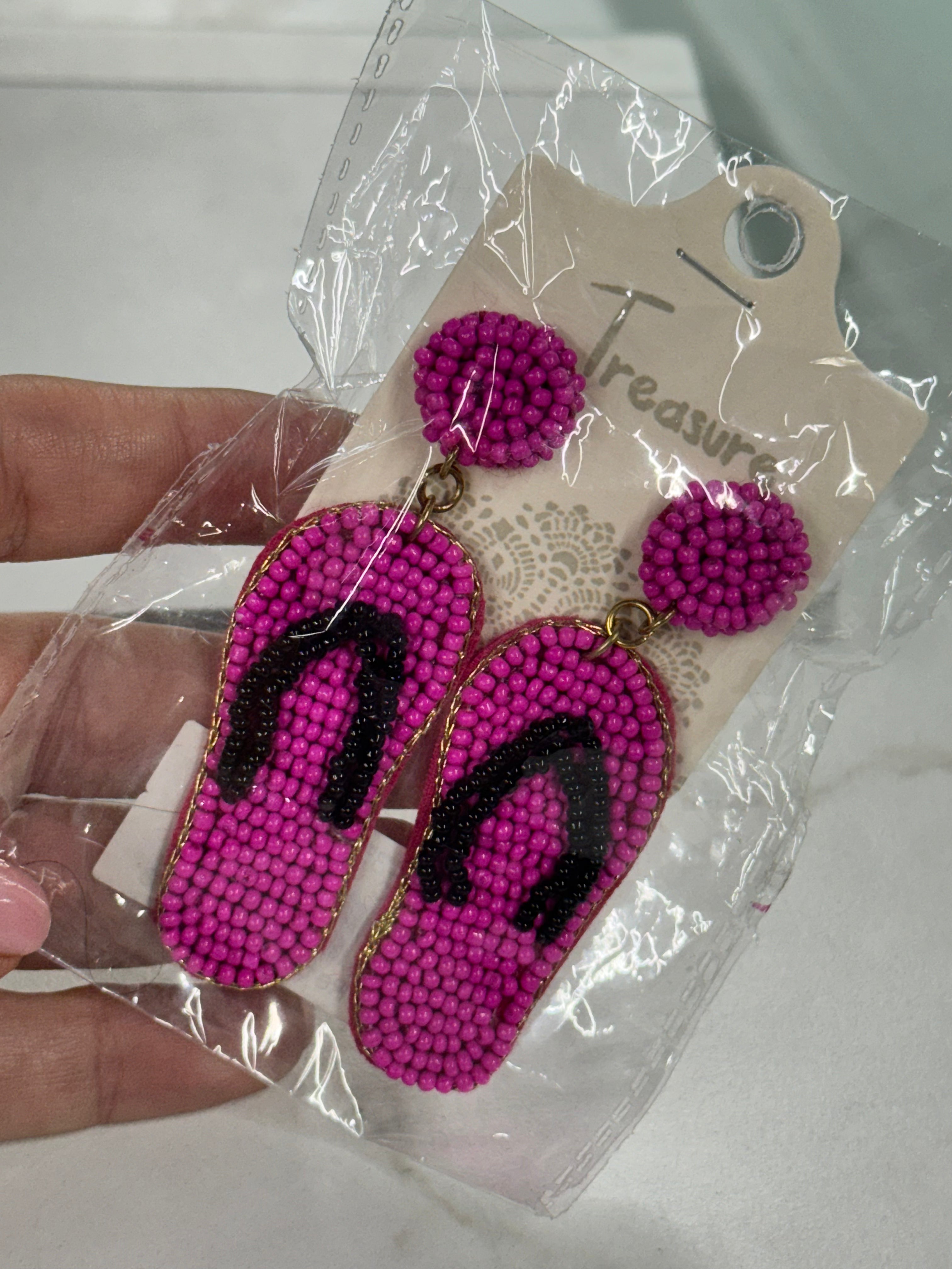 BEADED EARRINGS
