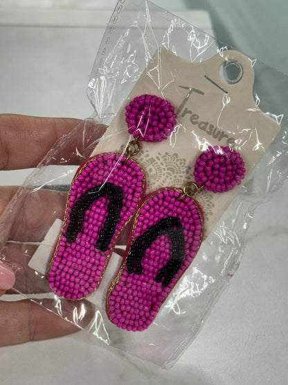 BEADED EARRINGS