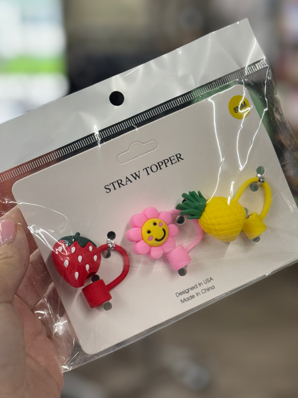 STRAW TOPPER