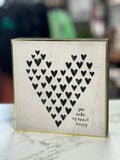 YOU MAKE MY HEART HAPPY PLAQUE