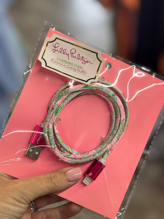 LILLY PULITZER CHARGING CORD