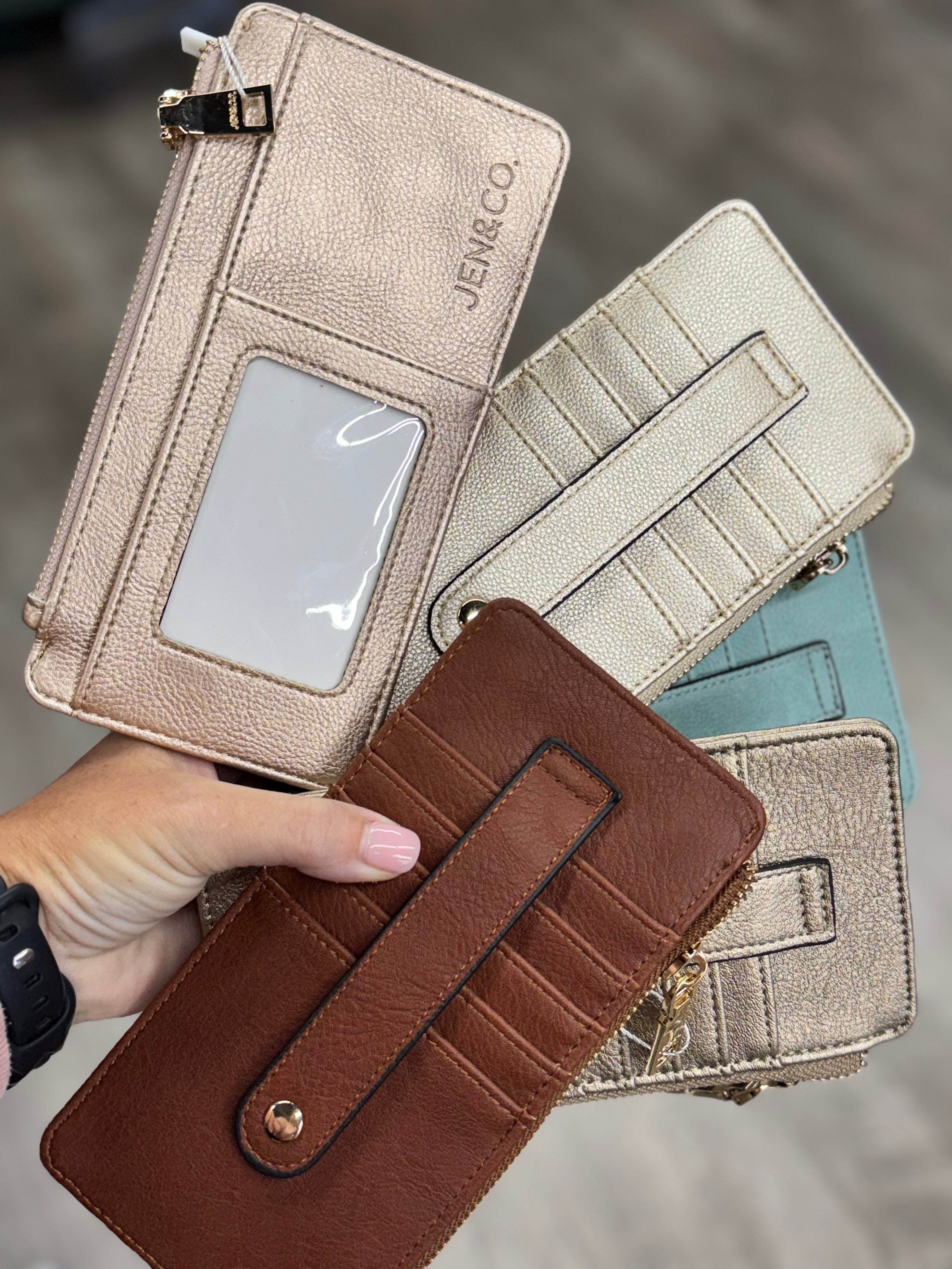 JEN & CO. ZIP CARD WALLET