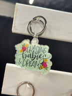 DOODLES ACRYLIC KEYCHAIN