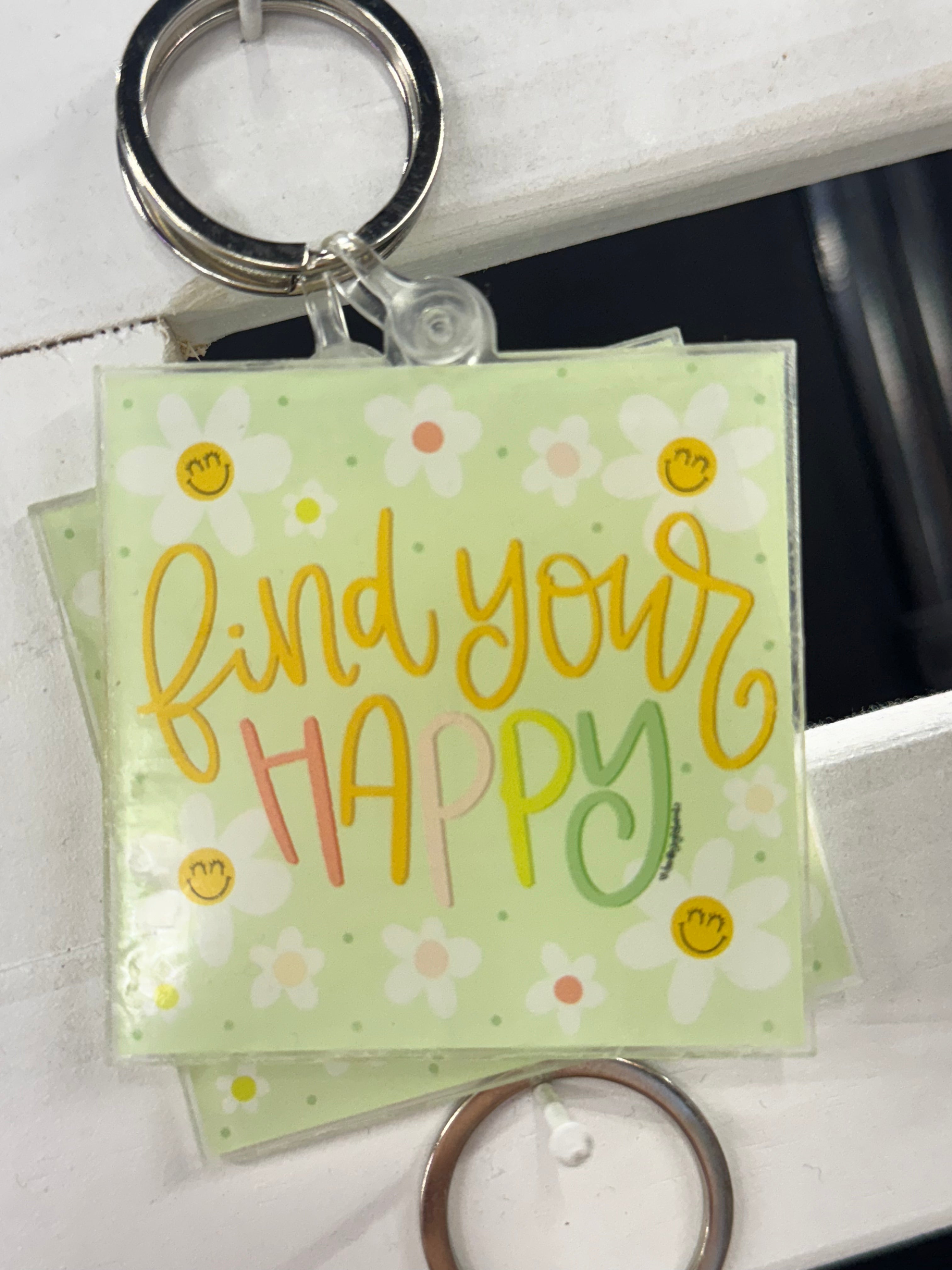 DOODLES ACRYLIC KEYCHAIN