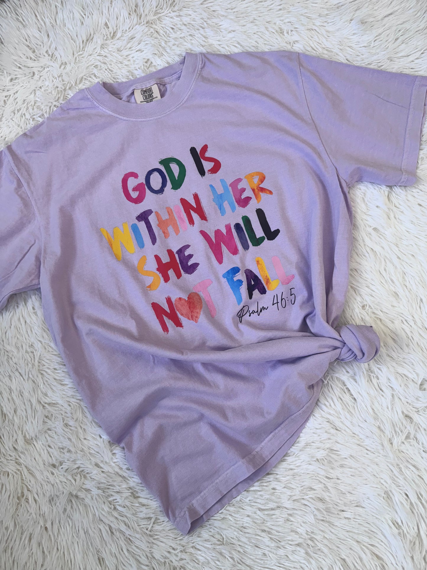 GOD IS WITHIN HER SHIRT