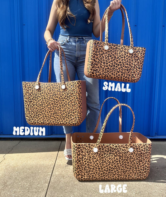 JANE MARIE SMALL CHEETAH TOTE