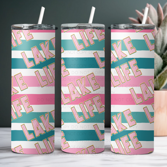 Lake Life (Striped) 20oz Tumbler