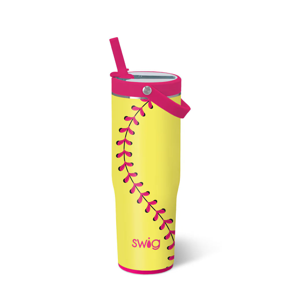 Softball Leakproof To-Go Tumbler 30oz