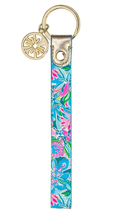 LILLY PULITZER STRAP KEYCHAIN