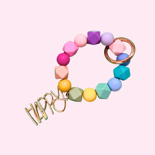 HAPPY KEYCHAIN