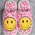 Leopard Happy Face Luxury Soft Slipper