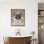Pug In A Tub