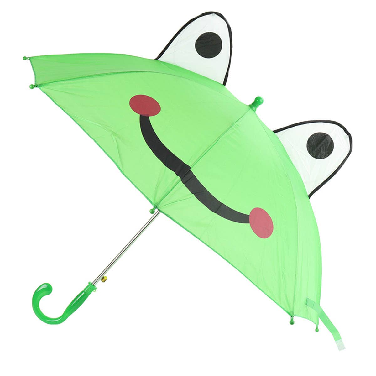 Kid's Green Frog Umbrella - Green