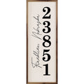 Vertical Personalized City State Zip
