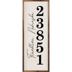 Vertical Personalized City State Zip