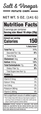 Salt and Vinegar Kettle Cooked Potato Chips 5.0 oz