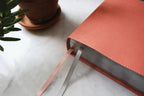 NIV Application Bible Leathersoft Coral Gray Red Letter