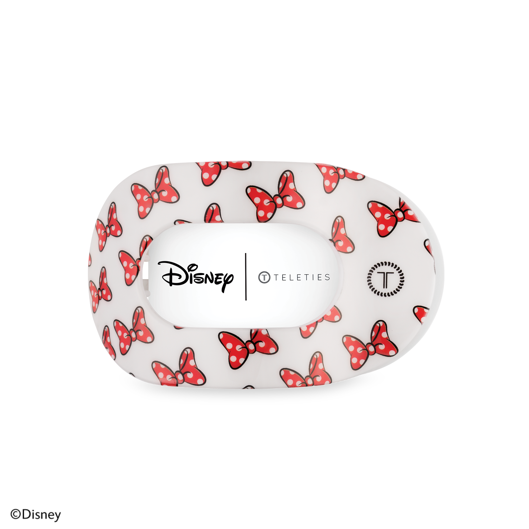 Flat Round Hair Clip | Medium | Minnie Mouse Loves Her Bows!