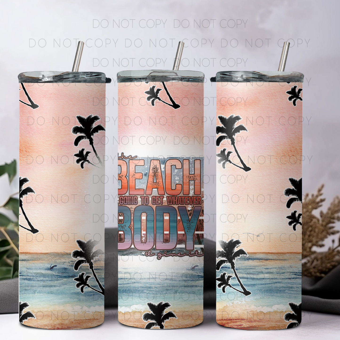 Beach Body 20 oz Tumbler