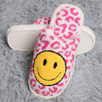 Leopard Happy Face Luxury Soft Slipper