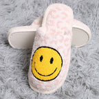 Leopard Happy Face Luxury Soft Slipper