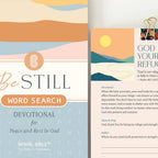 Be Still: Word Search Devotional for Peace & Rest in God