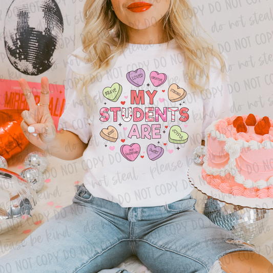 CANDY HEARTS MY STUDENTS ARE TEE