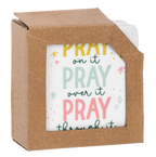 Color Faith Text Coaster (4 pc. set)