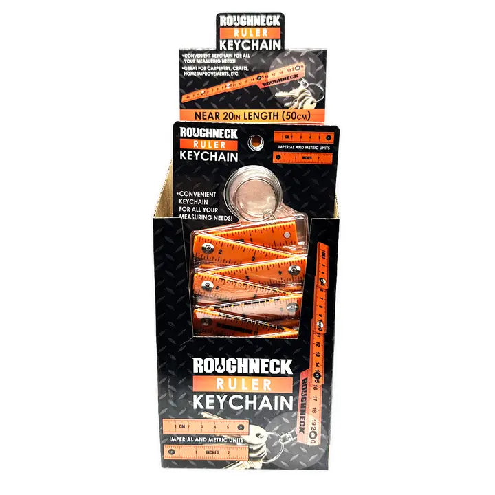 Roughneck 20 in Ruler Keychain