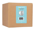 Polka Dot Piggy Bank (Grey, Pink, or Blue)