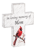 In Loving Memory Mom & Dad Cardinal Cross