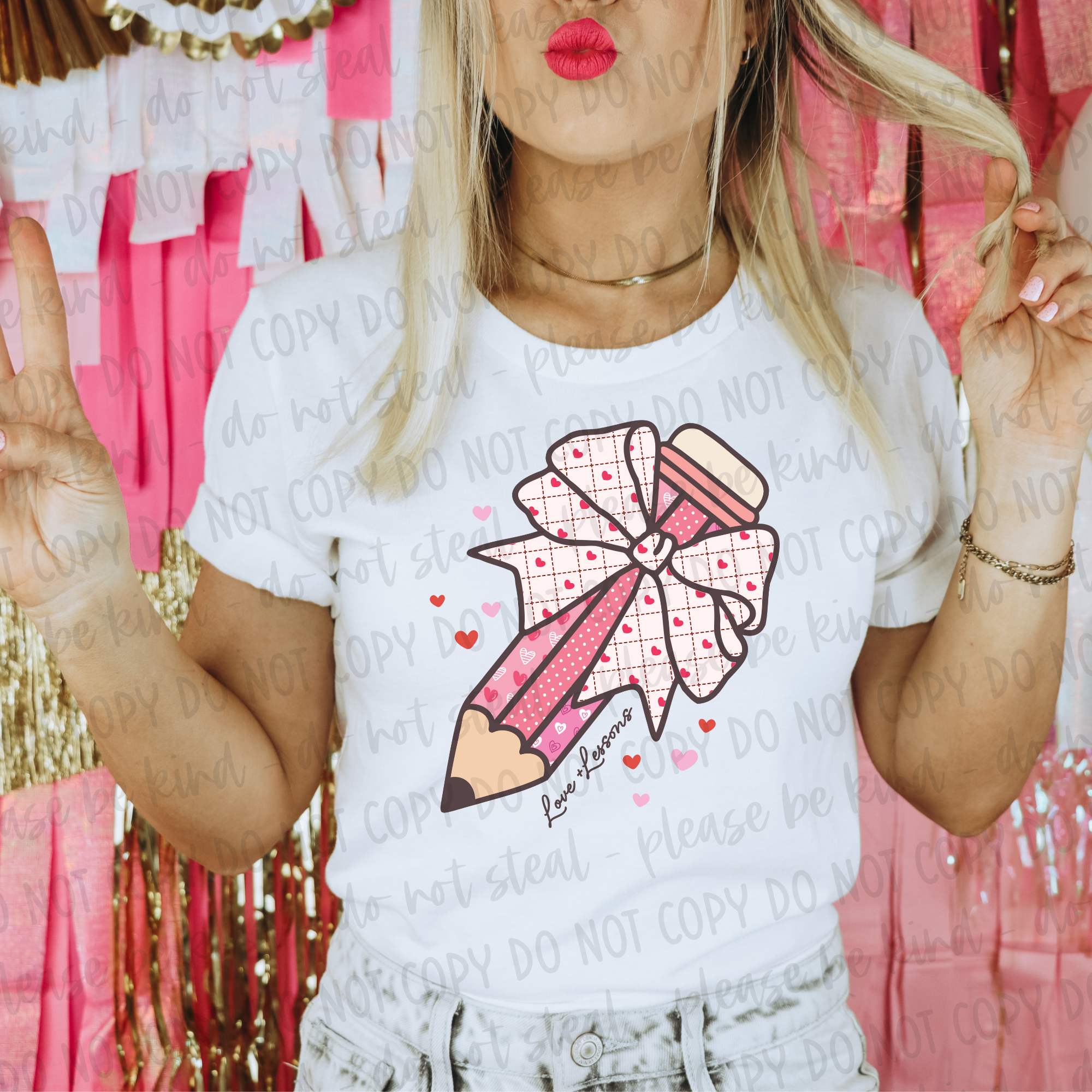COQUETTE PENCIL TEE